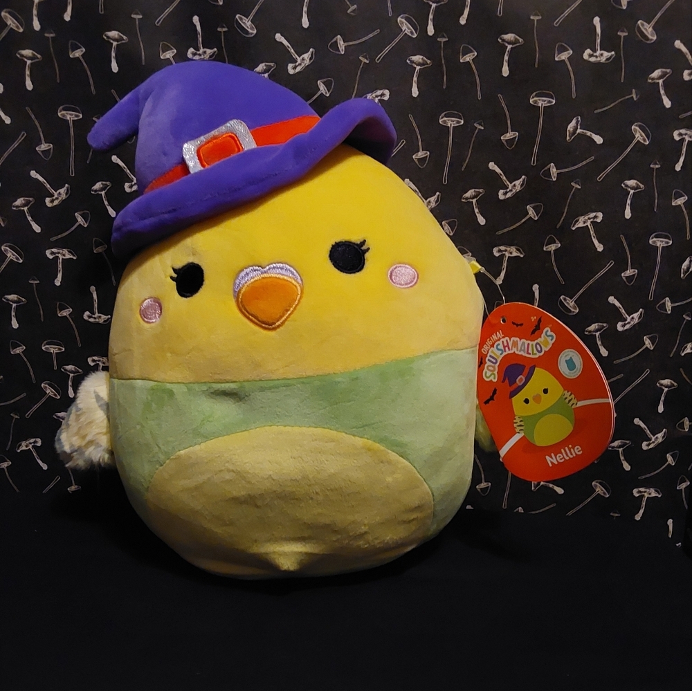 NWT Squishmallow 8" Nellie the Parakeet